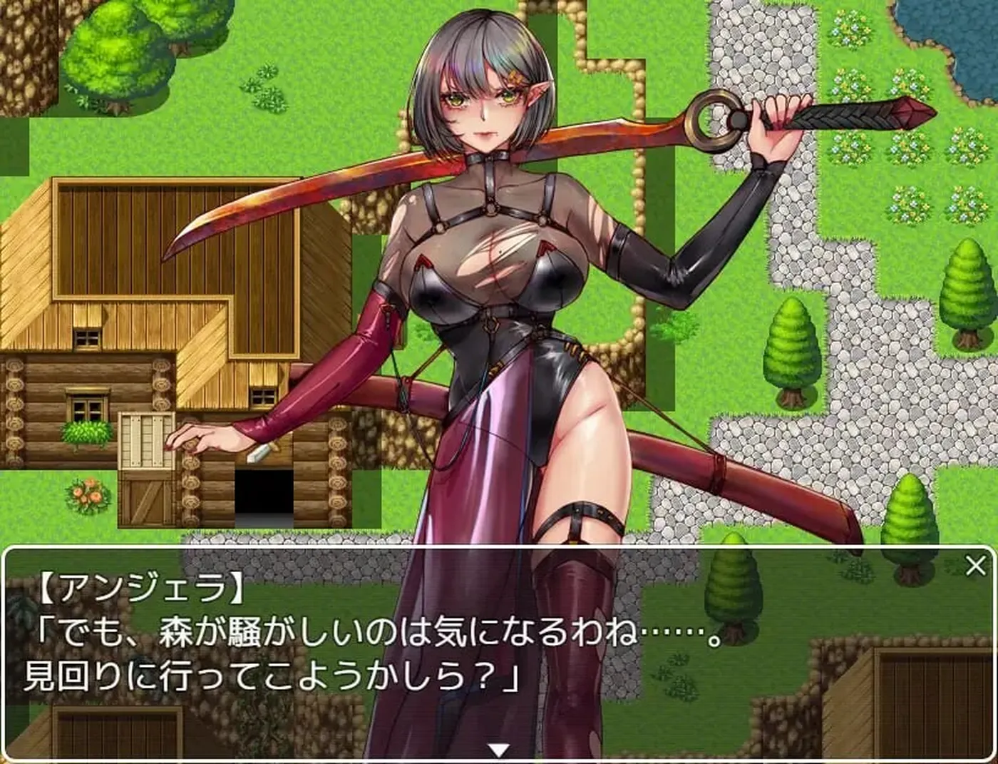 【拨作RPG】精灵战士 安吉拉 エルフの戦士 アンジェラ AI汉化版+全回想存档 [1.50G]